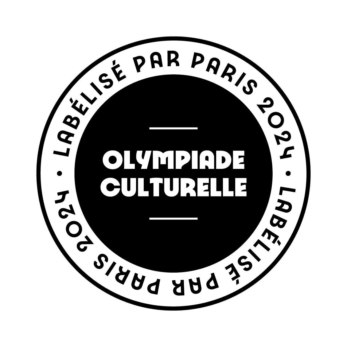 Olympiade culturelle logo noir